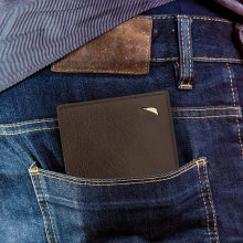 Nauitca bőr pénztárca - barna - slim - 31NU22X026