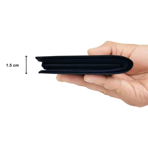 Tommy Hilfiger bőr pénztárca - sötétbarna - Cambridge