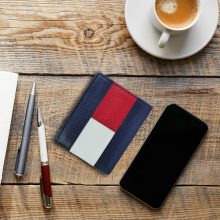 Tommy Hilfiger bőr pénztárca - NAVY - 31TL220109