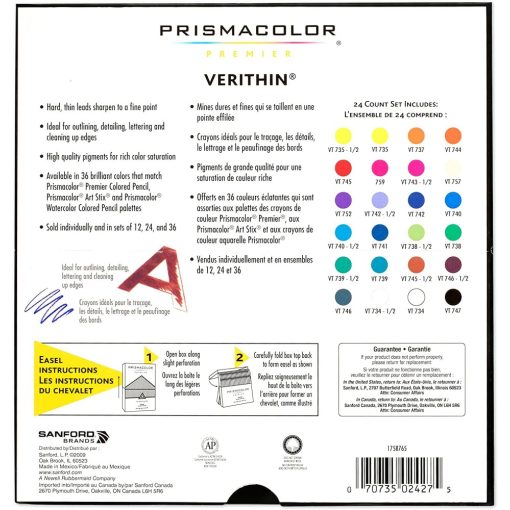 Prismacolor Verithin 36 piece set