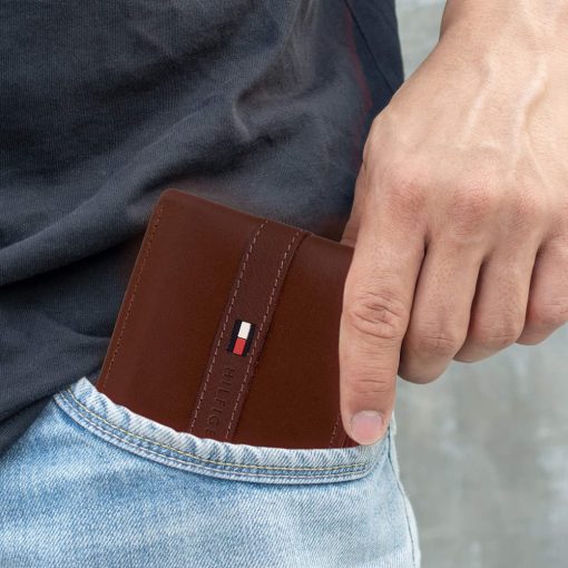 Tommy Hilfiger bőr pénztárca - light tan - 31TL22X062